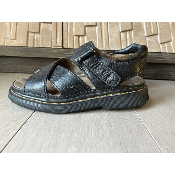 Dr. Martens Doc Marten Size 7 Mens Fisherman Leather Sandal VTG 90s Chunky 9076 Dr Martens Fisherman 7 - Etsy main image 4